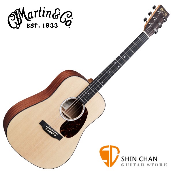 Martin DJR10-02 38吋面板:雲杉木全單板小吉他Dreadnought Junior【附